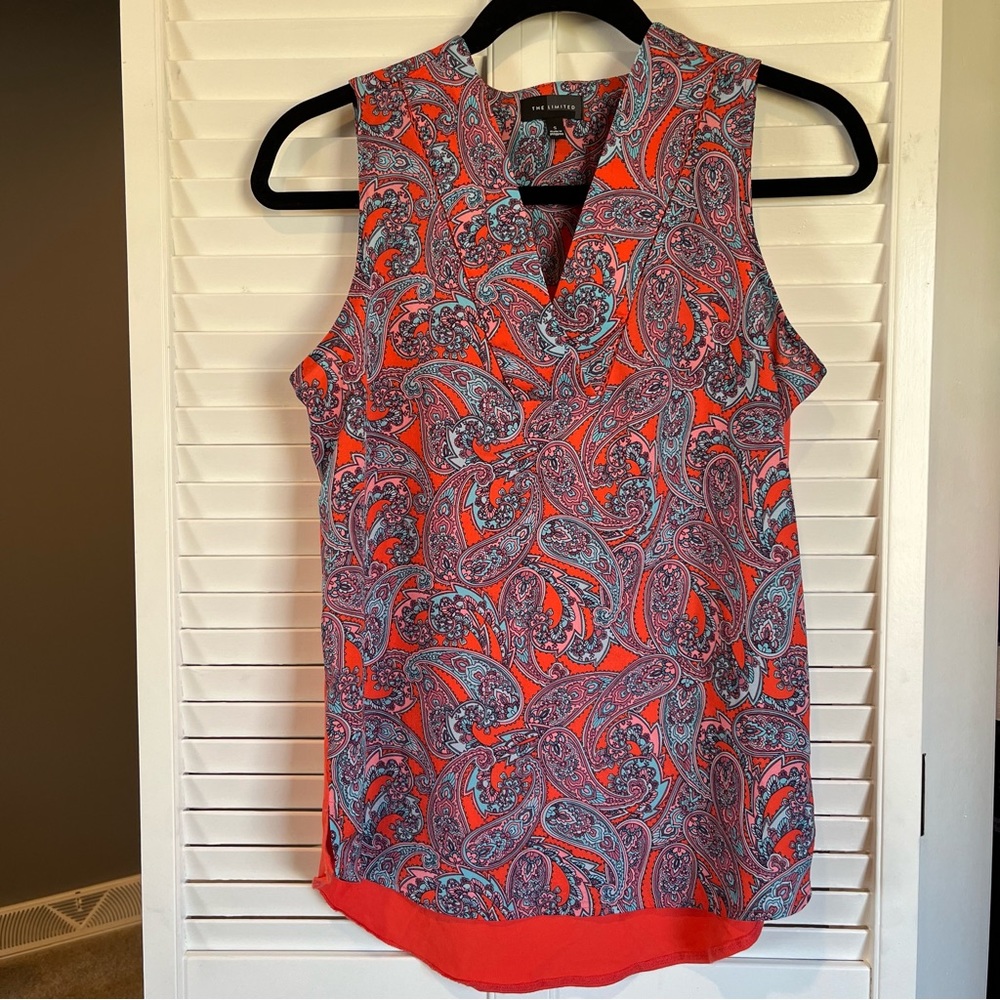 The Limited Paisley Tank Top